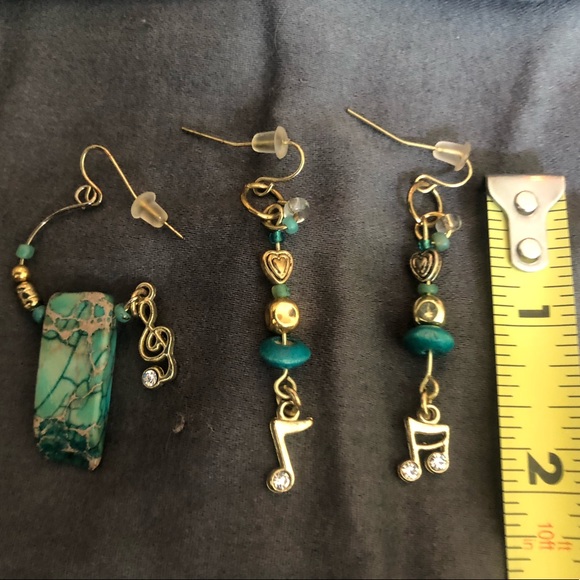 Mix and Match Music Note Earrings - Picture 3 of 3